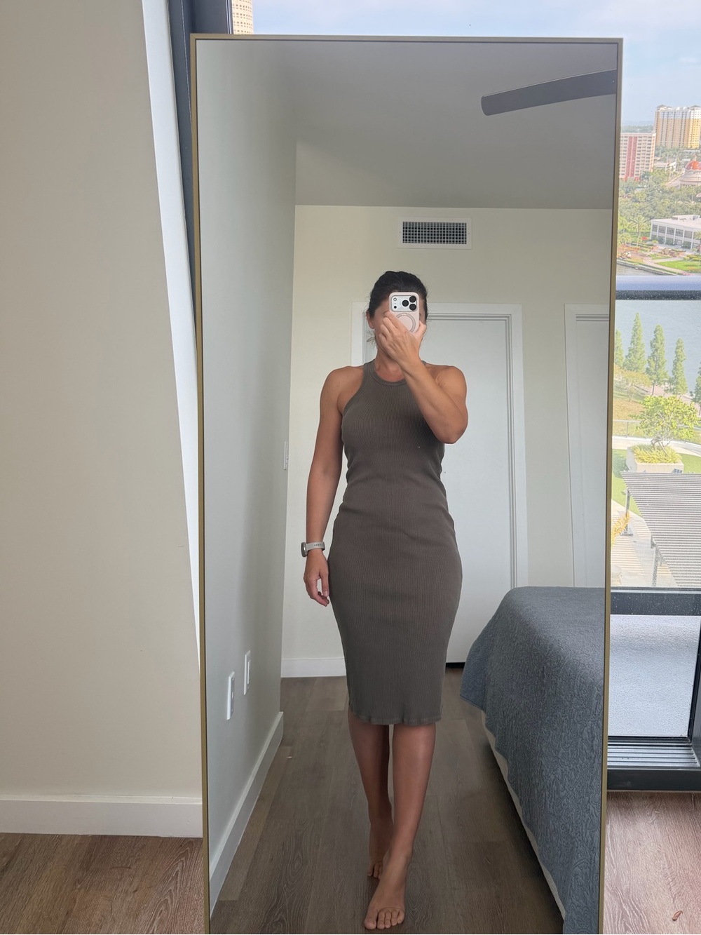 Lanston Midi Dress in Olive